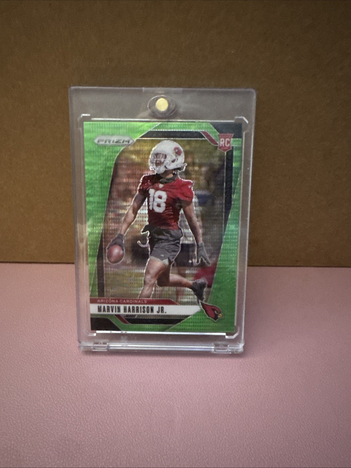 2024 Panini Prizm Rookies Marvin Harrison Jr. #375 Neon Green Pulsar Prizm (RC)