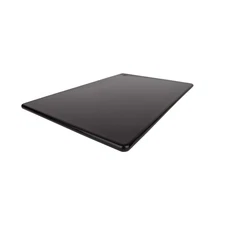 Black Plastic Cutting Board - 18 x 12 x .5 Inch Large Durable HDPE and NSF St...