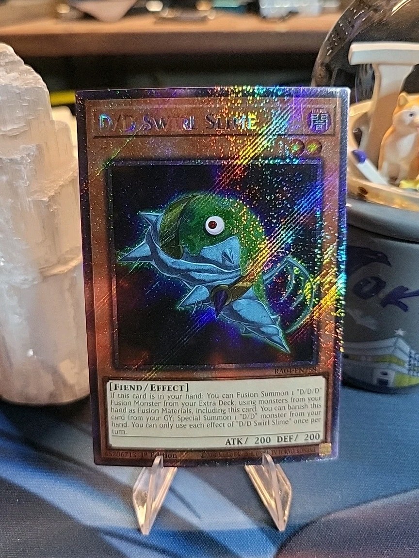 D/D Swirl Slime (Platinum Secret Rare) RA04-EN258 Quarter Century