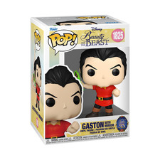 Gaston With Mirror #1825 Beauty and the Beast Funko Pop box and figure