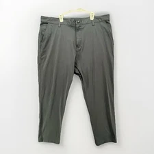 Rhone Commuter Pant Slim Men 38x27 Gray Stretch Preppy Golf Everyday Travel City