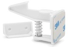 12 Pack Baby Proof Cabinet Locks Child Safety Drawer Latches Adhesive No Drill