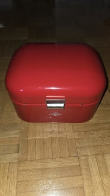 ORIGINAL WESCO SINGLE GRANDY - BROTBOX KASTEN BEHÄLTER - ROT