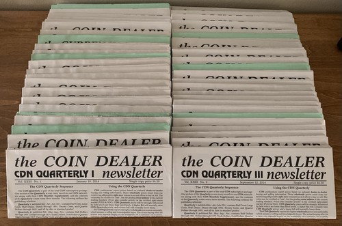 44 Issues The Coin Dealer Newsletter Graysheet Wkly Mthly Qrtly 2014 + 9 Bonus