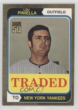 2001 Traded & Rookies 50 Years Topps Reprint Gold /2001 Lou Piniella #T108 4g8