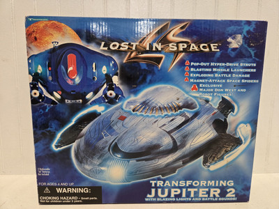 Lost in Space Transforming Jupiter 2 Spaceship Lights & Sounds 1997 Trendmaster
