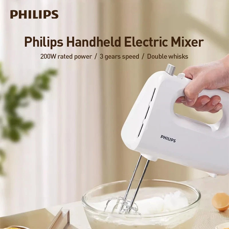 Philips 200W Turbo Hand Mixer Stainless Steel
Opens in a new window or tab
