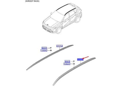 Hyundai Kona SX2 Dachgepäckträger links 87270BE100 Original
