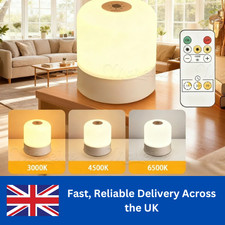 TOUCH SENSOR NIGHT LIGHT LED BEDSIDE DESK TABLE LAMP DIMMABLE USB RECHARGEABLE