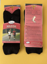 THORLOS UNISEX  WALKING CUSHIONED CREW SOCKS BLACK 13552  M 9-12.5 /W 10.5-13