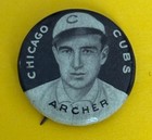 1910-12 SWEET CAPORAL PIN JIMMY ARCHER CHICAGO CUBS NICE CONDITION! VINTAGE — photo 1