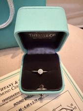 Tiffany & Co. Platinum Diamond Engagement Ring