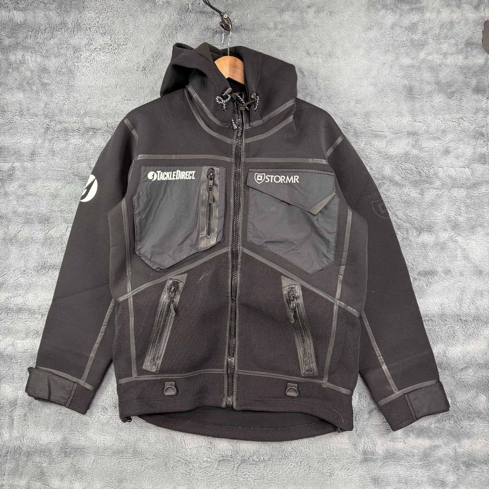 Stormr Men's Strykr Hoody Neoprene Fishing Jacket Black Size Med Tackle Direct
Opens in a new window