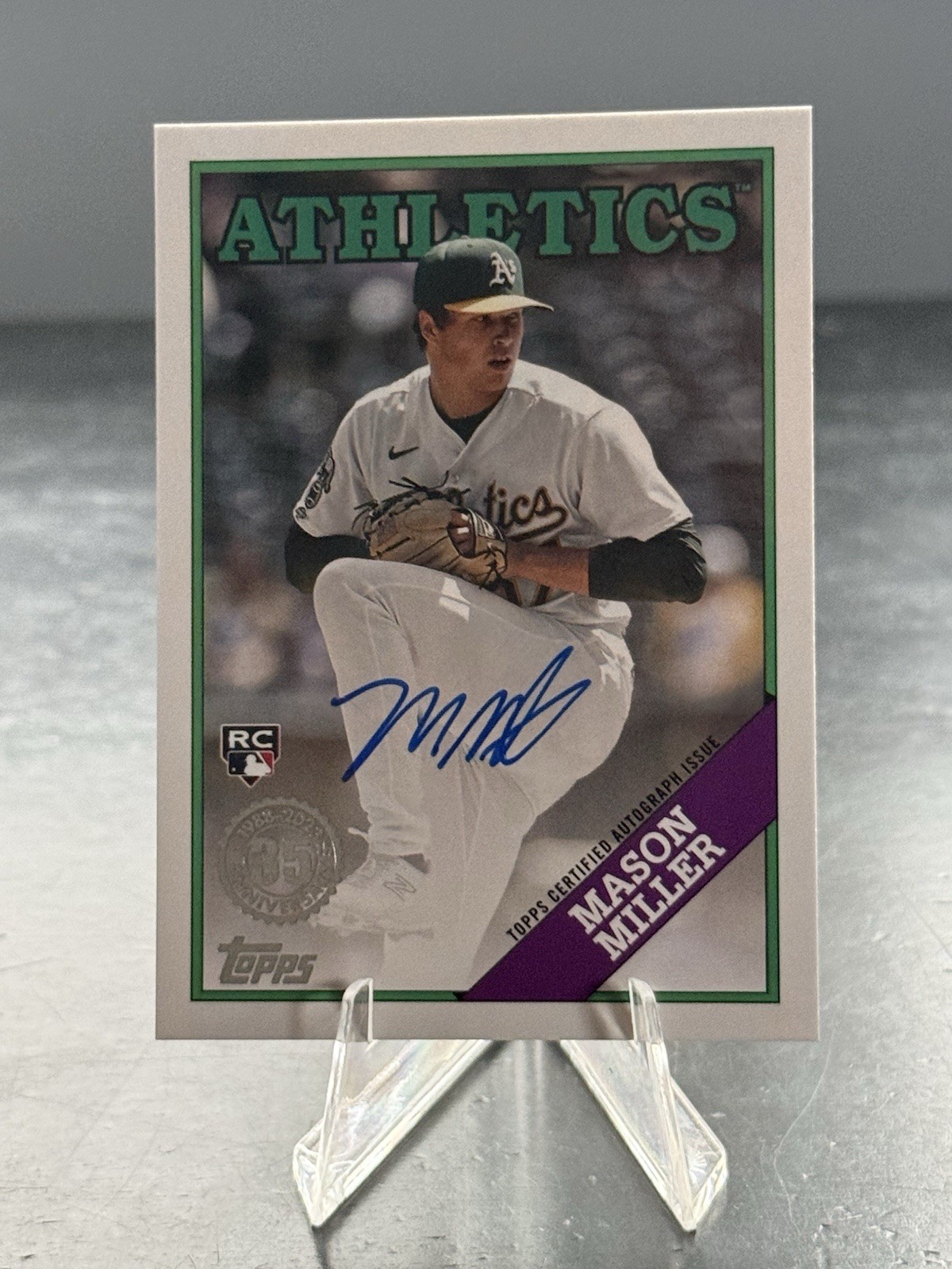 2023 Topps Update Mason Miller 1988 35th Anniversary Rookie Auto