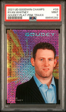 2021 Ryan Whitney Upper Deck Goodwin Champions Goudey Pink Traxx /299 PSA 9