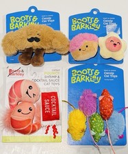 11 Cat Toys LOT New Boots and Barkley Catnip Swat Chase Pounce Shrimp Mouse Pet