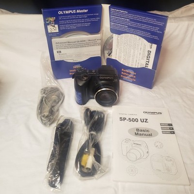 Olympus SP-500 6 MP 10x  Zoom Digital Camera w/box/cables/manual
