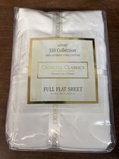Croscill Classics Full Flat Sheet Sateen 310 ...