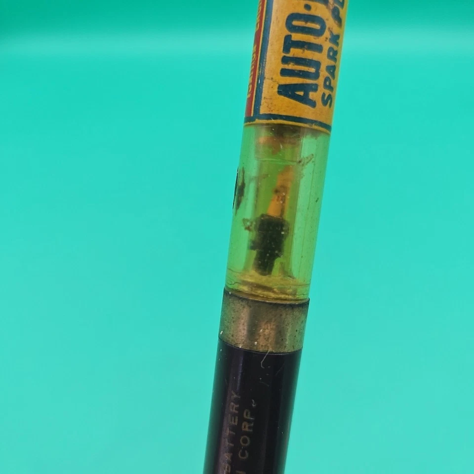 Vintage Autolite Spark Plugs Pen Mini Spark Plug Inside Rare Collectible - Image 4 of 4