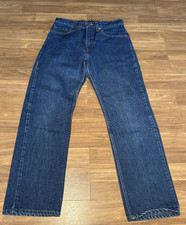 Levis 505 Jeans 90s Made in USA Blue Denim Straight Leg 31x30 00505-0217