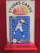 2026 Topps Mookie Betts Holiday Easter Tin, Blue with Purple Dots LA Dodgers
