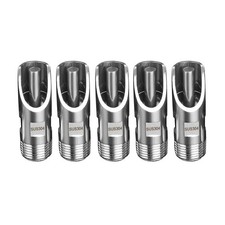 5 Pack 1/2 Male Pig Nipple Waterer, 304 Stainless Steel, Automatic, Feeder