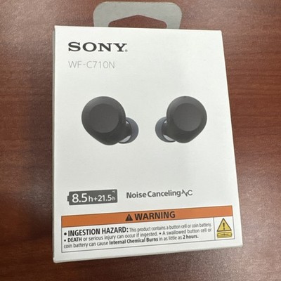 Sony WF-C710N Wireless Noise Canceling Bluetooth Earbud Headphones, Black