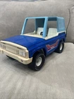 Tonka Jeep Bronco Blazer Blue With White Interior T-Tops Large Metal Vintage