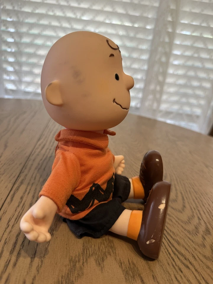 Muñeca de goma Charlie Brown vintage de 10” años 50 Foto 2 de 4