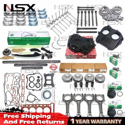 OEM Engine Rebuild Overhaul Kit + Φ23mm Con Rods for VW Audi 2.0TFSI CNC CHH CNT