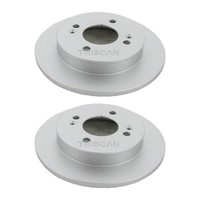 2 Bremsscheiben Voll Ø 234 Mm Triscan Bremsen-Expertise FüR U.A. Hyundai I10