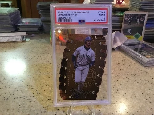 1998 Topps Stadium Club Triumvirate Ken Griffey Jr. T16B Luminous PSA 9 RARE