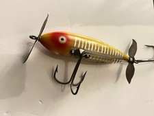 Heddon Wounded Spook XRY Yellow Shore Fishing Lure Collector Find