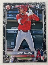 2025 Topps Bowman BP-135 Lucas Ramirez black  Pattern #08/10