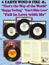 4 Earth, Wind & Fire 45s 