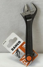 New BAHCO 8070 R US 6" Adjustable Wrench With Scale Black  (R1)