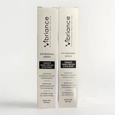 2 Vibriance Eye Renewal Serum Roll On 0.5 oz Fl. Oz For Dark Circles & Bags