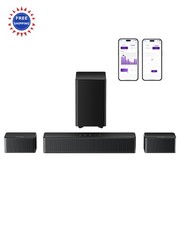 ULTIMEA 5.1 Sound Bar 410W Dolby Atmos Surround System for TV 3D Bars Smart w