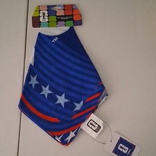 FIFA Official Licensed Men's Bandana Scarf Stars Stripes Blue White Red