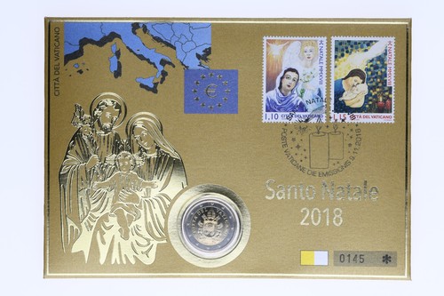 2 Euro + 50 Cent Numisbrief Vatikan - Numisbriefe zur Auswahl Münze + Briefmarke - Bild 55 von 75