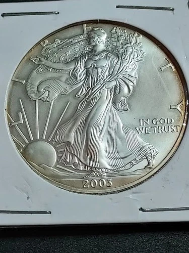 2003 ((UNCIRCULATED SILVER EAGLE)) See description