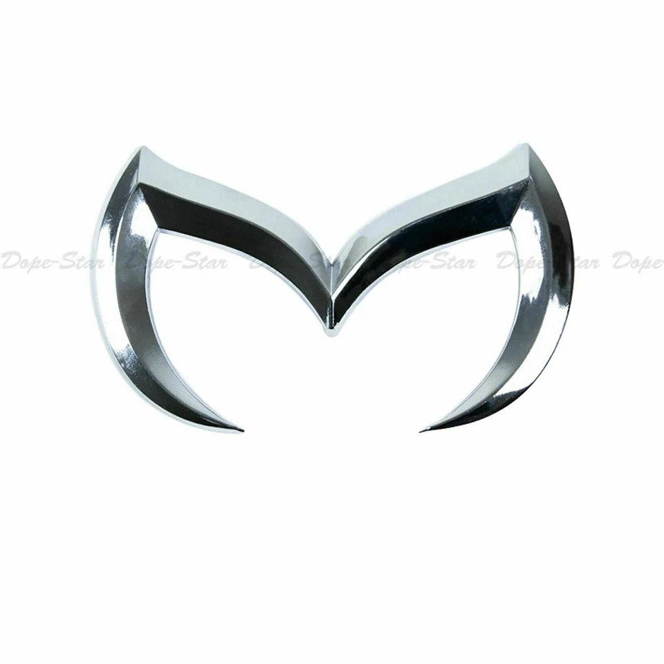 Adesivo emblema logotipo prata Evil M Batman emblema traseiro para Mazda 2 3 5 6 CX Miata - Imagem 2 de 4