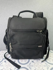 TUMI Alpha Bravo 26081D4 Laptop Backpack Black Ballistic Nylon Travel Bag Office