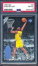 1996-97 UD3 Kobe Bryant Rookie RC #43 PSA 8 NM-MT