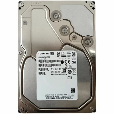 Toshiba MG06ACA10TE 10TB Enterprise HDD SATA 7200RPM 256MB 3.5'' CMR 512e
