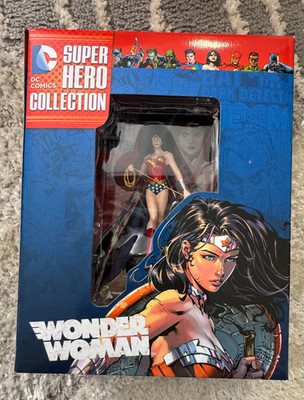 2015 DC SUPER HERO COLLECTION Eaglemoss Wonder Woman 3.5'' Metal Figure #uab7