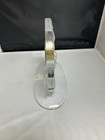 Vintage LALIQUE Clear & Frosted Crystal SIGNED Round Iris Clock *Pro Serviced* — photo 4