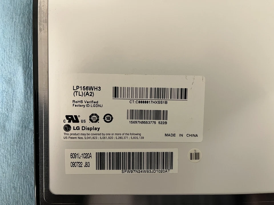 LG 15.6" Slim WLED Backlight 1366 x 768 WXGA 40 Pin LVDS LP156WH3(TL)(A2) - Image 3 of 3