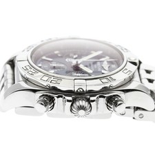 BREITLING Chronomat 44 AB0110 Chronograph black Dial Automatic Men's_950183 6