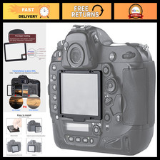 Shatterproof Screen Protector for Nikon D4 D4S - Clip-On Frame, No Bubbles, Anti